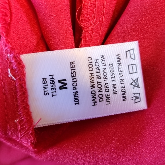 Women's Chemise tomato red size medium by falling love - Picture 10 of 10
